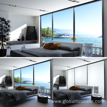 electronic film switchable smart glass